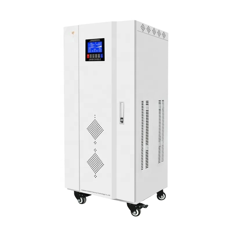 Hot Selling For 380VAC 3 phase AVR high accuracy intelligence automatic servo stabilizer 60kva voltage stabilizer regulator