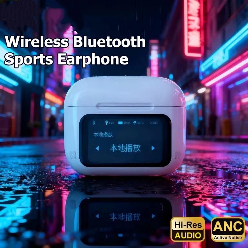 A9 Pro écran tactile contrôle Bluetooth 5.4 hybride suppression du bruit casque pour ENC Microphone Communication claire