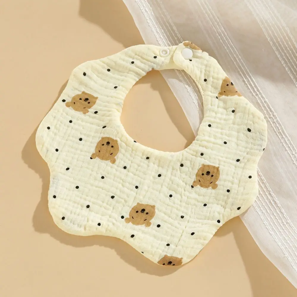 Cotton Gauze Baby Bib Babies Accessories Newborn Baby Apron Feeding Bib  Cloths Kids Saliva Towel Newborn