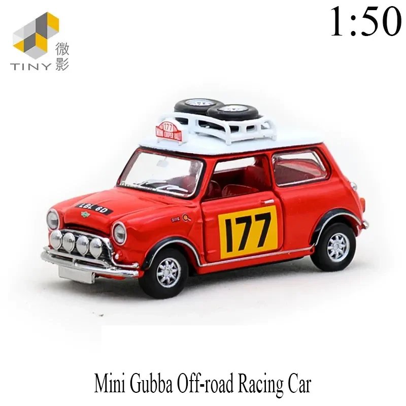 

TINY 1:50 MiniCooper Off-Road Racing Car Right-Hand Drive Alloy Die-Cast Model For Collection Dnd Display Piece