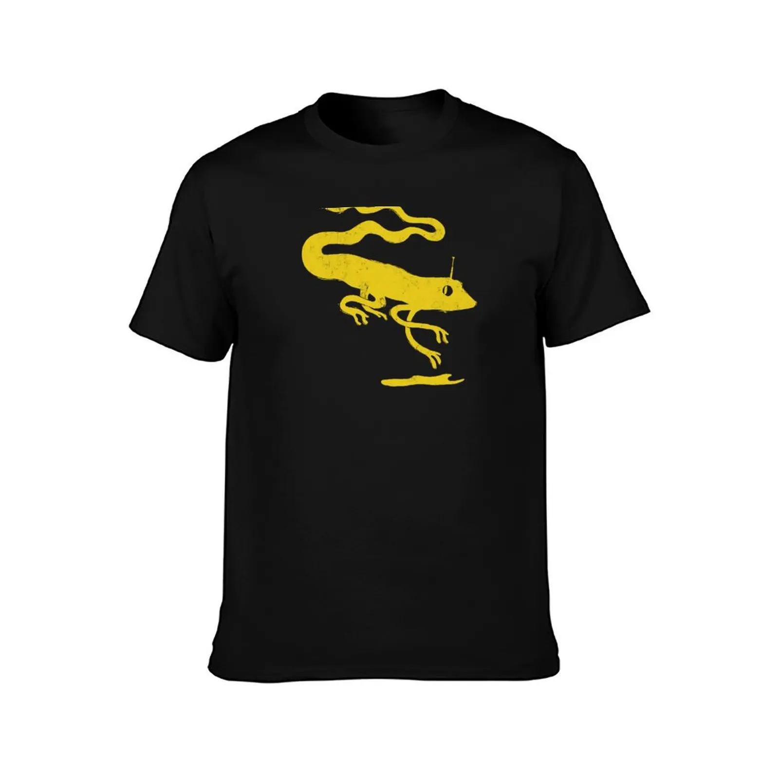 Floating Lizard [Shirts & Hoodies] (yellow) T-Shirt Streetwear Print Tee Shirt T-Shirt