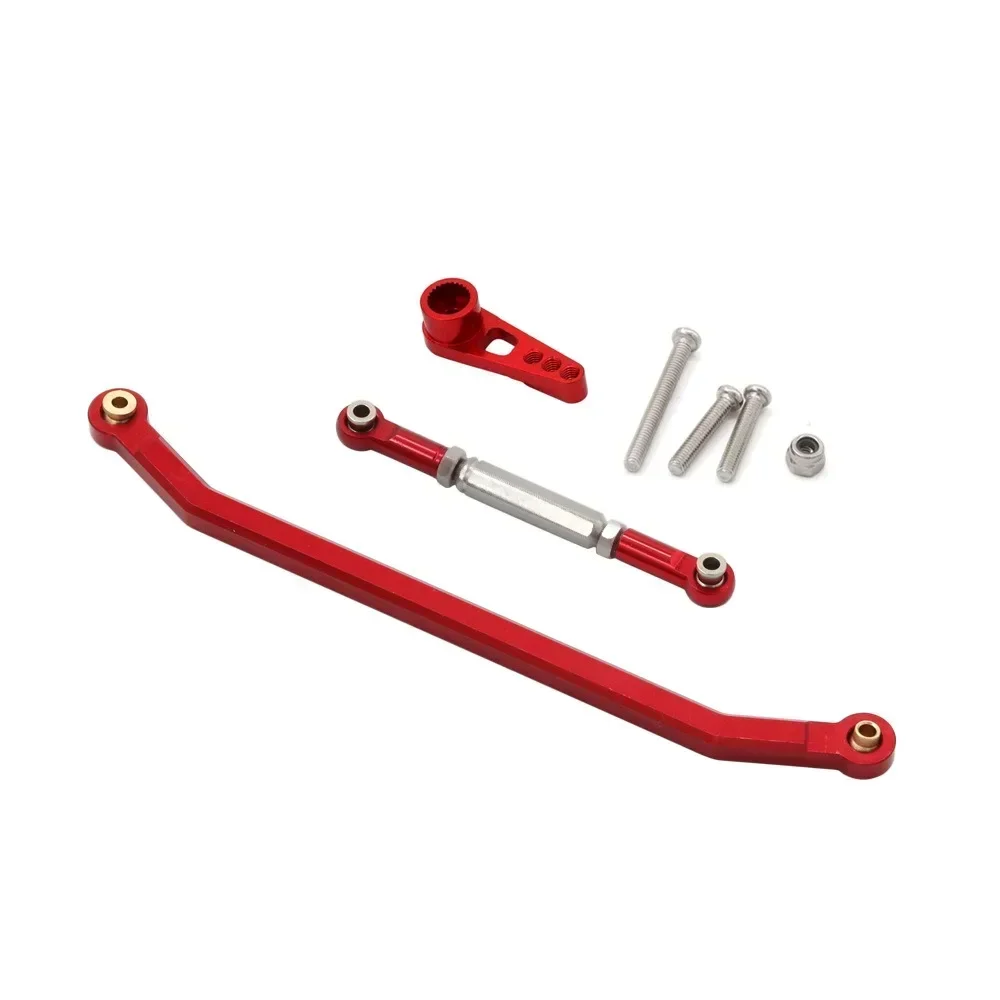 Aluminum Alloy Stronger Steering Link Rod Kit For 1/12 MN128 Upgrade RC Car Part