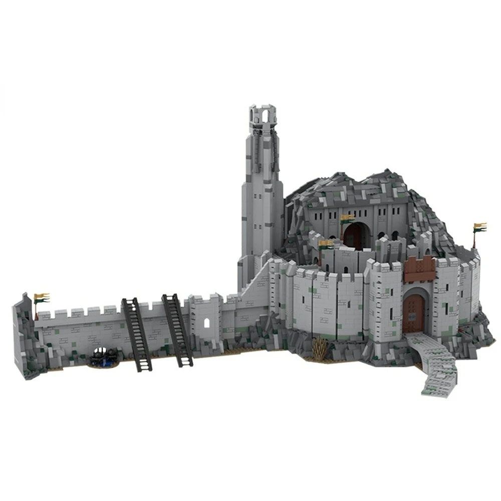 MOC Huge Horror Castle Movie Magic Elf Monster Architecture Model Super Large Building Blocks Toys