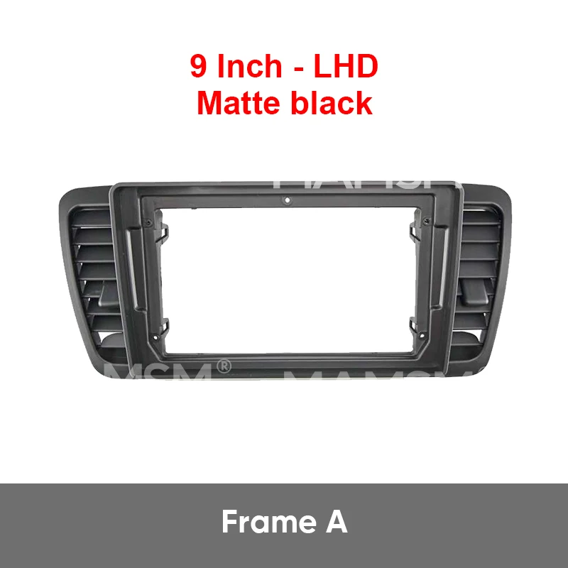 MAMSM For SUBARU LEGACY OUTBACK 2004-2009 9 inch Android GPS Mp5 Fascia Bezel Plate Trim Car Radio Frame Panel Cables Harness