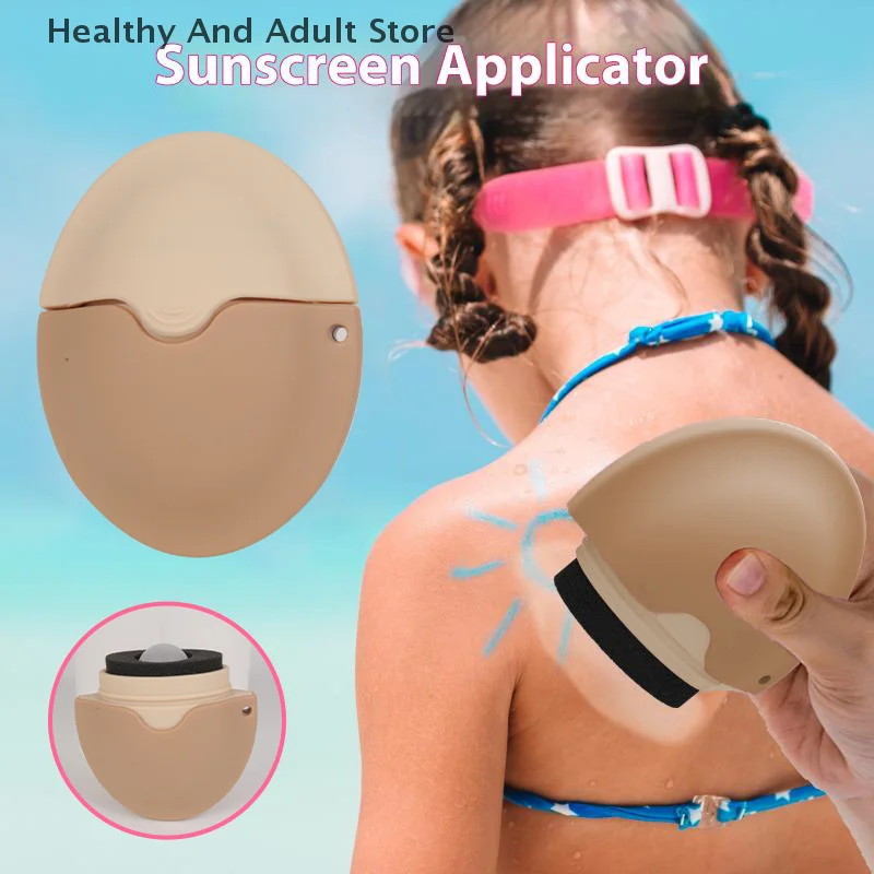 ซิลิโคนครีมกันแดด Roller Applicator รีฟิลรูปไข่แยกโลชั่นขวดครีมเย็บสีเครื่องสําอางเครื่องมือ Travel