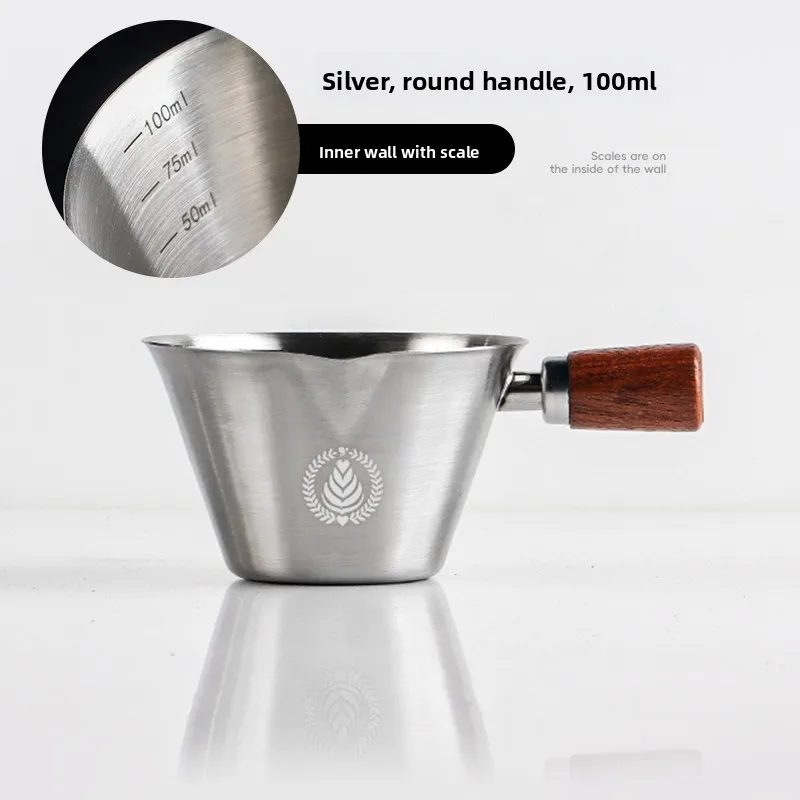 Stainl Steel Coffee Extraction Cup with Sc Italian Espro Concentrated Liquid Reception Cup 00ml Ounce