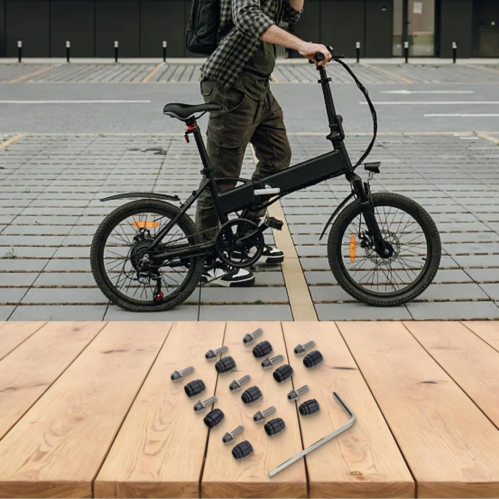 

Hose Fitting Kit 10pcs Olive Insert With Wrench For Hydraulic Brakes Fitting Tool Bicycle Parts Quick To Install