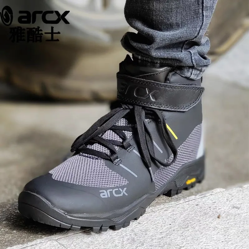 

ARCX Motorcycle Boots Casual Wear Resistant Motorcycle Shoes Fall Resistant Breathable Rider Boots Commuter Riding Shoes