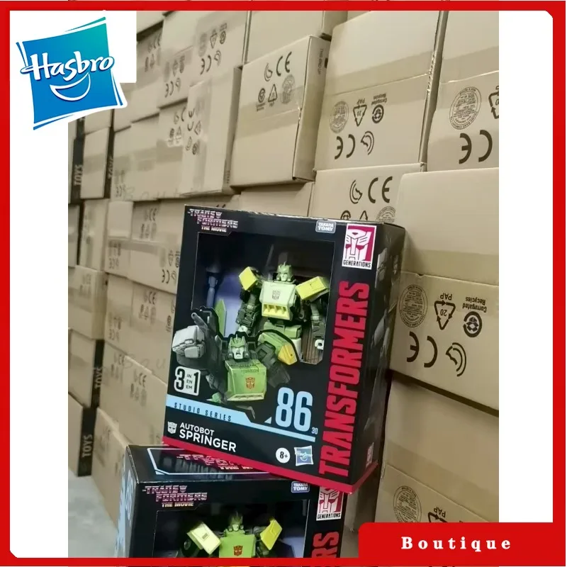 

In stock Hasbro Transformers toys Studio Series SS-86-30 Leader Class Autobot Springer Classic Cybertron Autobots Action Figures
