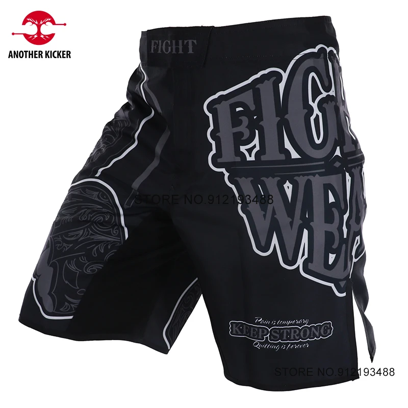 

MMA Fight Men Muay Thai Jiu Jitsu Kickbo Bo Fighter Training Shorts Fiess Sports Martial Arts Grappg Trun