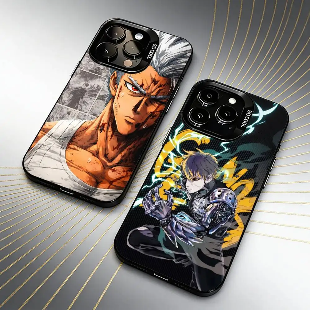 Aniem O-OnePeach CharacterS Phone Case For iPhone 16 17 15 14 12 13 Pro Max Black Candy Matte Shockproof Cover