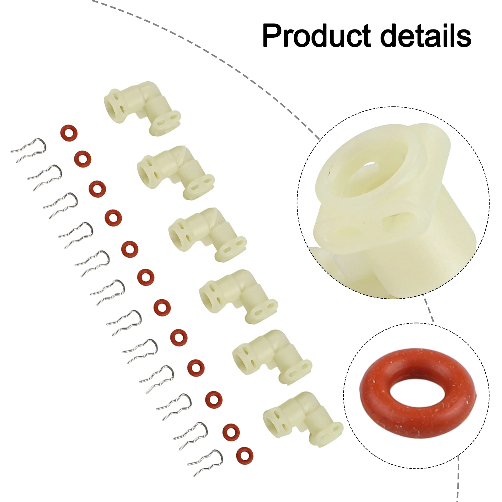 Replacement Parts Water Line Fitting Coffee Machine Maintenance Silicone Rings Included Broad Compatibility Maintenance Solution