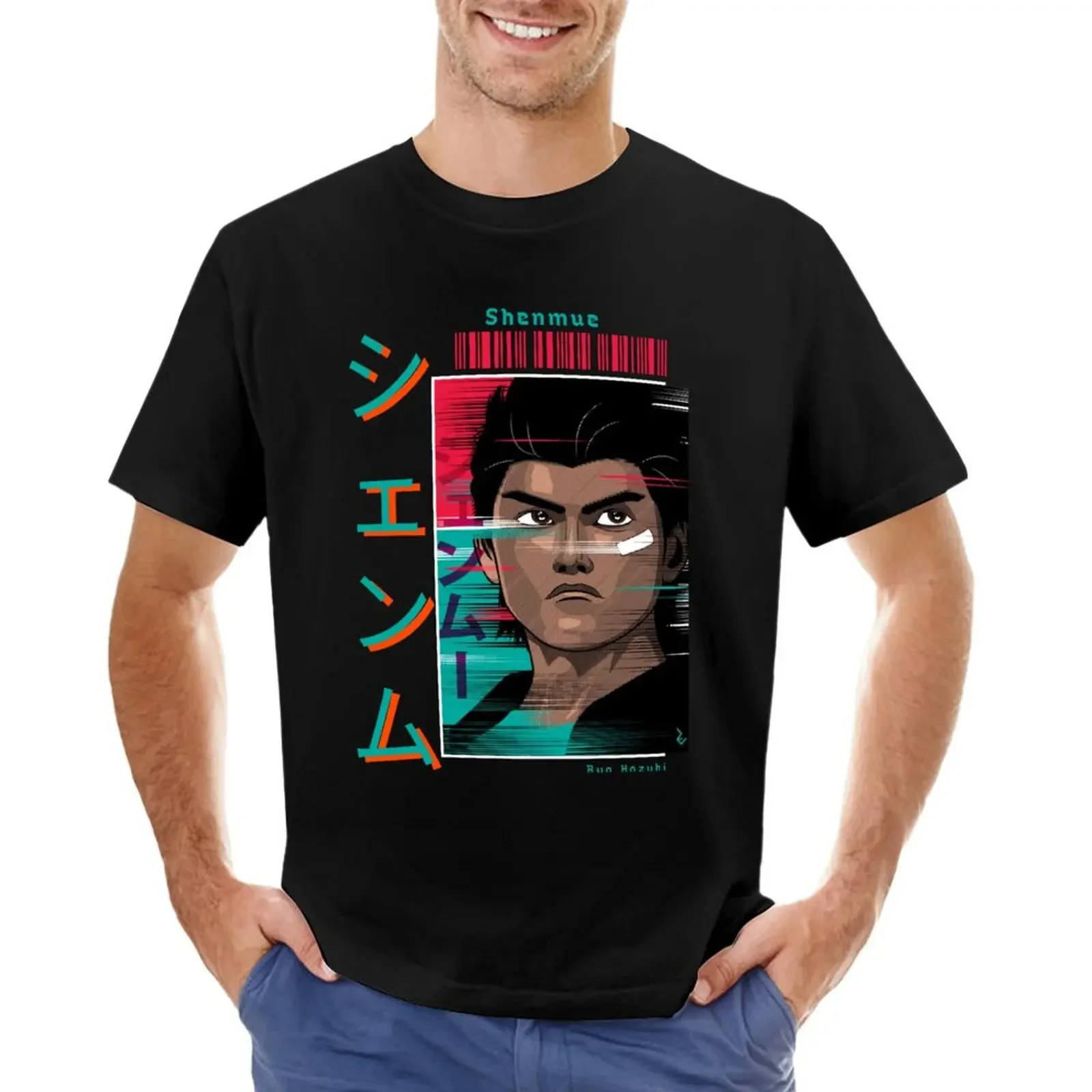 

Ryo Hazuki - Shenmue T-shirt heavyweights graphics plus sizes designer t shirt men