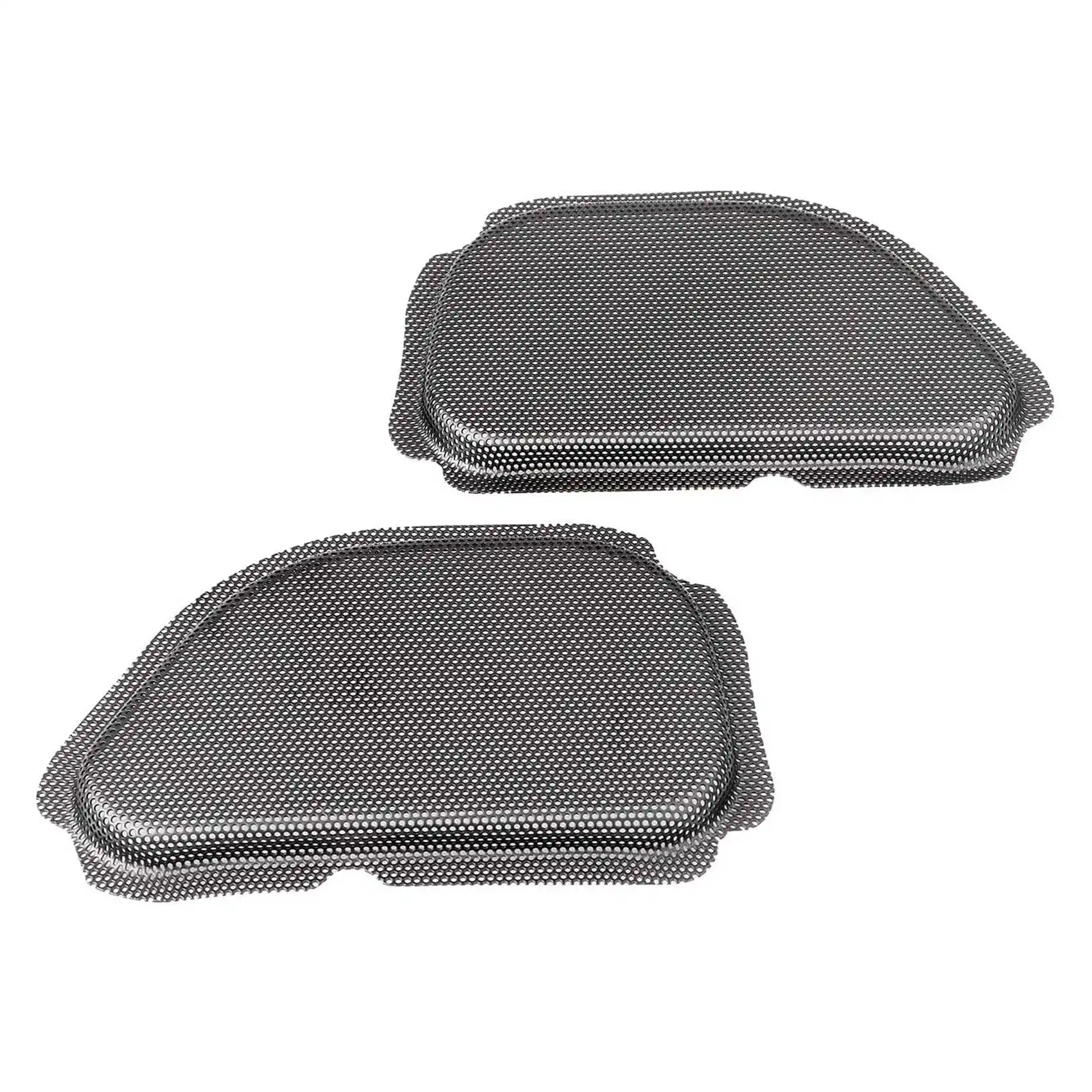 Fairing Black Mesh Speaker Grills Covers for Road Glide Custom CVO FLTRXSE FLTR EFI FLTRI FLTRX FLTRSEI