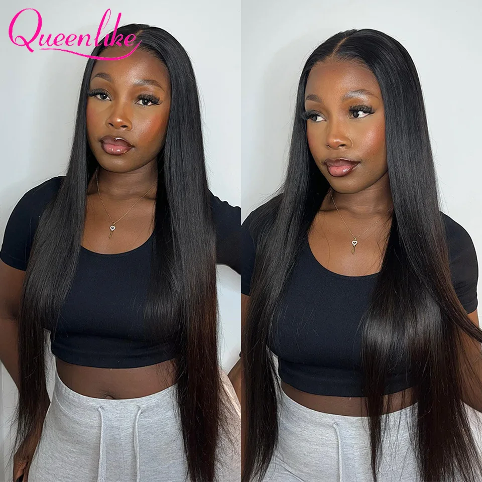 26 inch 13x4 Straight Human Hair Lace Frontal Wig 10A Top Quality Brazilian Wigs on Sale 100% Human Hair Wigs For Women