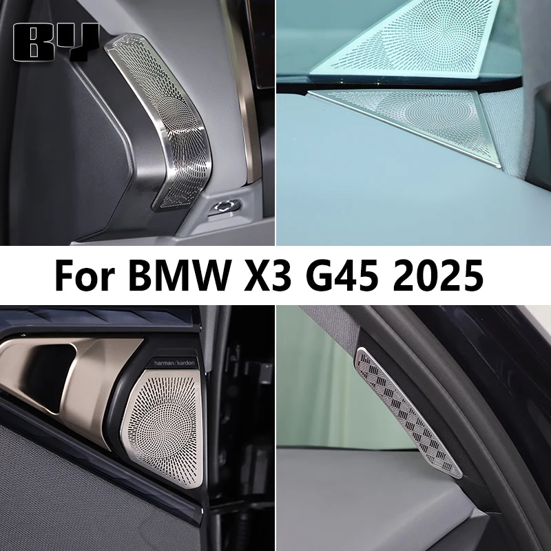 

For BMW X3 G45 2025+ Car Audio Speaker Cover Trim Door Loudspeaker Cover Trim Car Accessories Interior