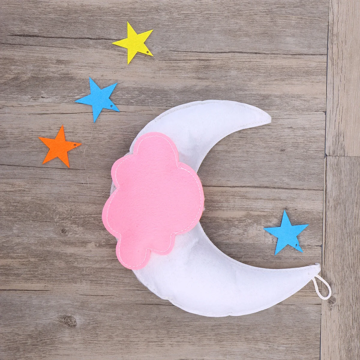 

Clouds Ceiling Hanging Decorations Moon Stars For Baby Room Kids Bedroom Tent Baby Shower Photography White Multicolor