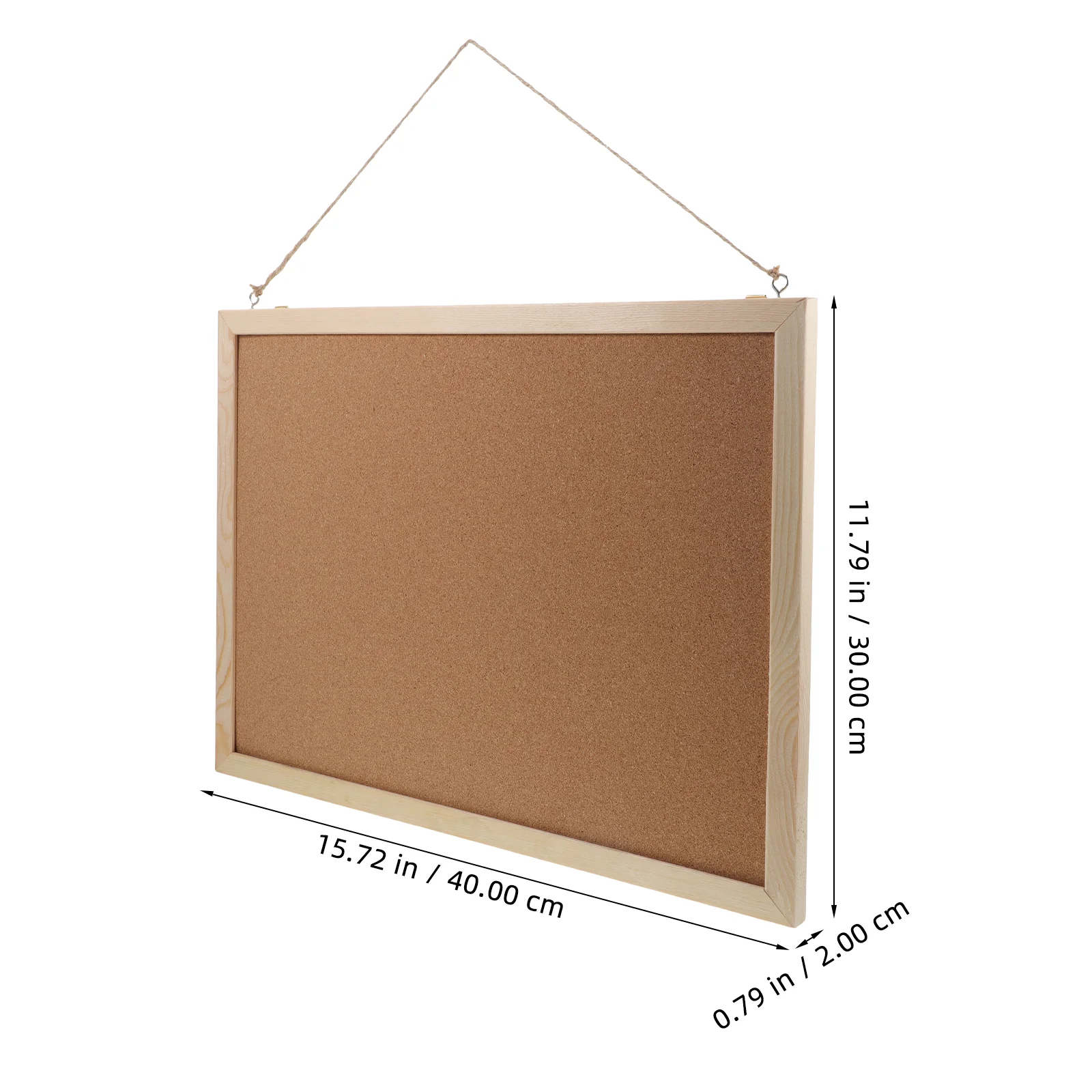 Double Sided Bulletin Board Wall Mountable Memo Small Bulletin Board Photo Display for Home Office Large Wooden Boards