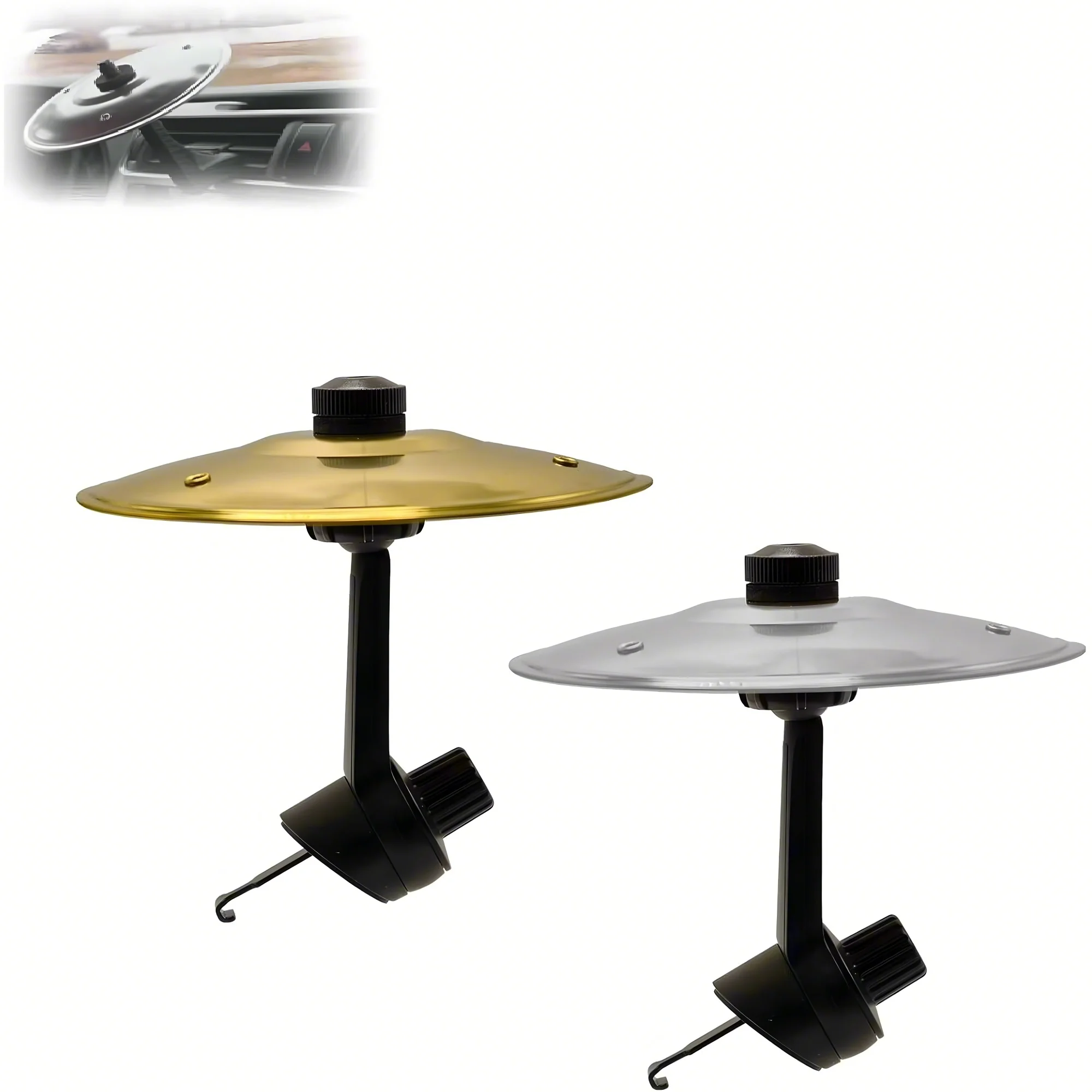 

Автомобильная тарелка — мини-тарелка для автомобильного вентиляционного отверстия, простая установка, компактный дизайн, четкий резонанс, удар от скуки