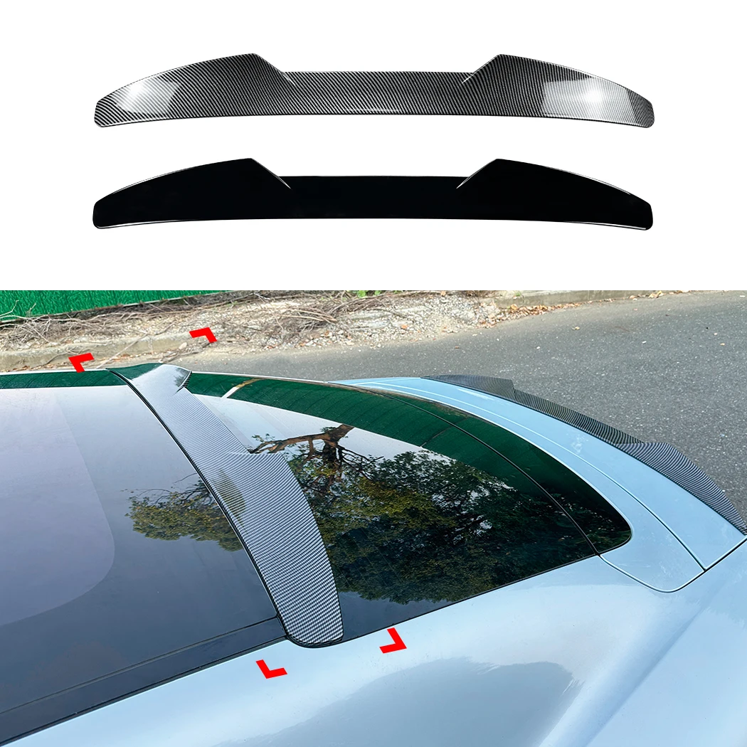 

For Porsche Taycan 2019-2025 Rear Top Wing Spoiler Roof Trunk Exterior Modification Accessories Glossy Black