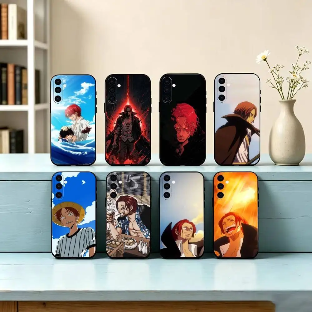 Sea Emperor S-Shanks Phone Case For Samsung Galaxy A73,A72,A71,A70,A53,A52,A51,Others Soft Black Cover
