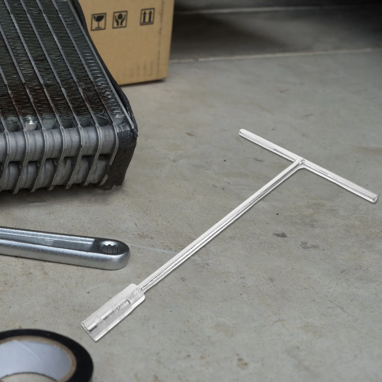 

Tshape Socket Wrench Hexagon Tool Practical Durable Metal Wrench for Motorcycle Car Repair 10mm Extended Socket