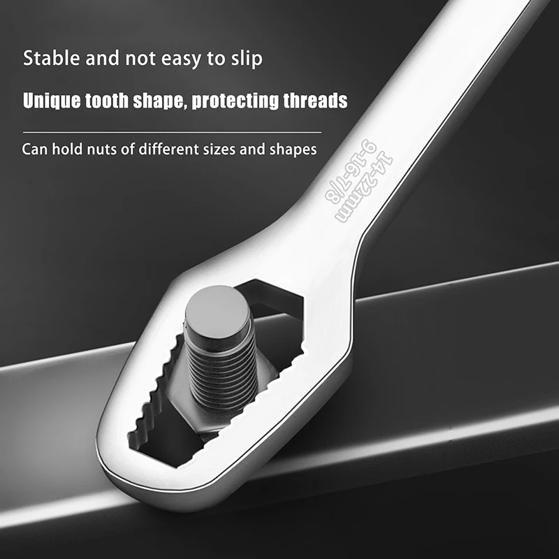 

8-22mm Universal Torx Wrench Double-head Self-tightening Adjustable Glasses Wrench Board Torx Spanner Hand Repair Tools