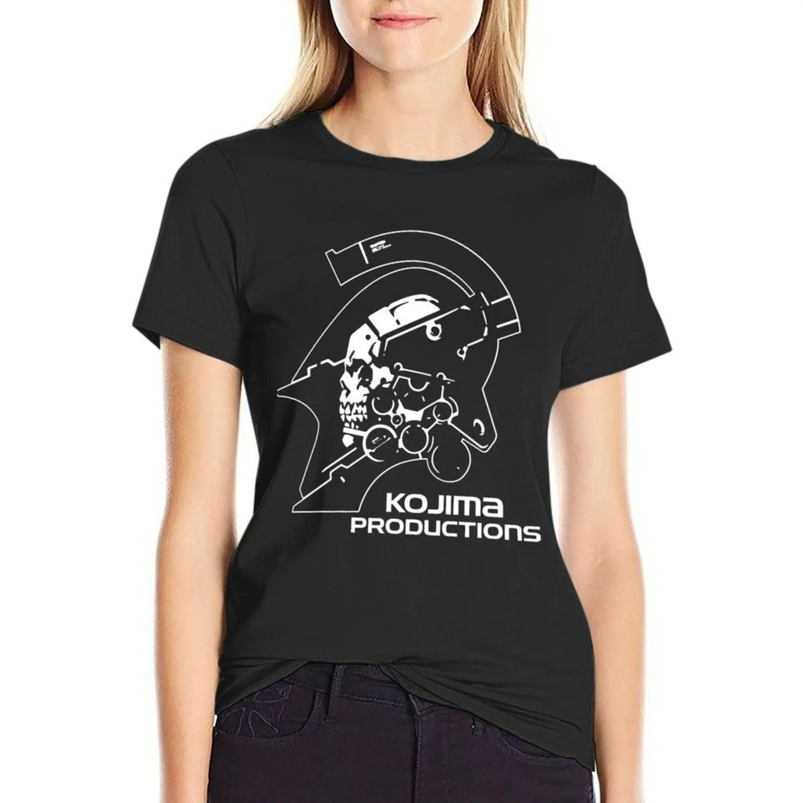 

Kojima Productions - Logo T-Shirt aesthetic clothes animal print shirt for girls summer clothes t-shirt dress for Women long