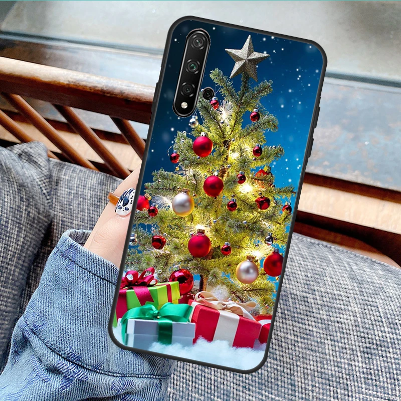 Merry Christmas Tree Case For Huawei Nova Y70 Y90 Y60 Y61 5T 9 10 SE 3i 7i 8i P Smart P20 P30 P40 Lite P60 Pro