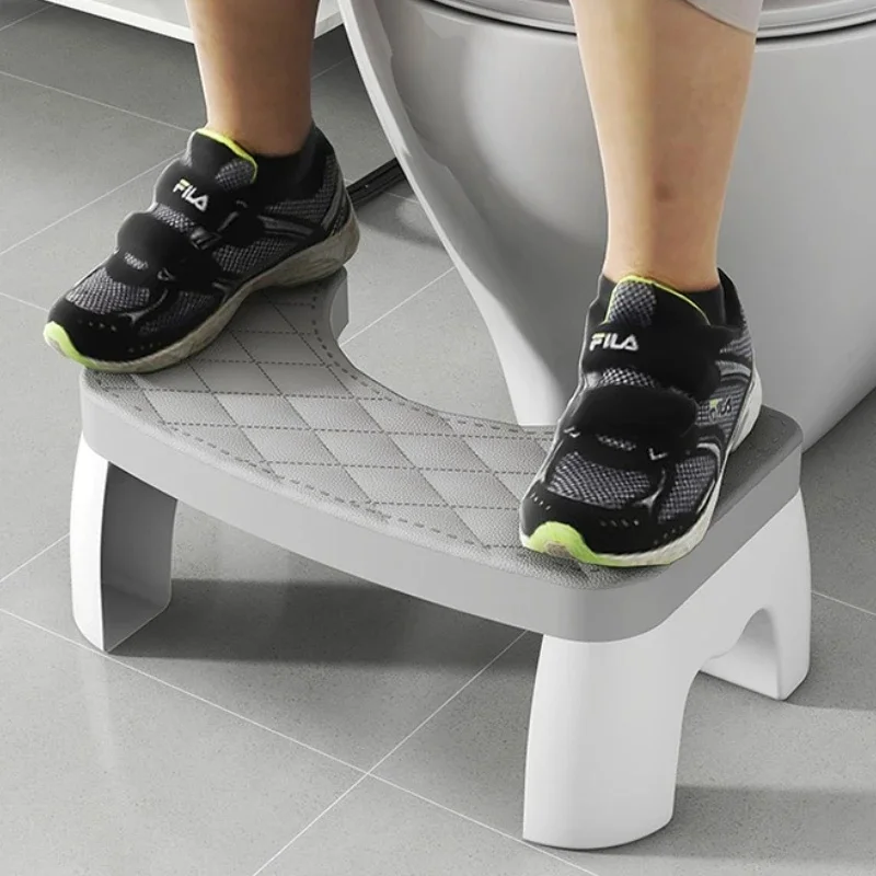 Anti Slip Toilet Step Stool Comfort Squat Posture Foot Stool Portable Bathroom Assistance Footrest For s Kids All Ages