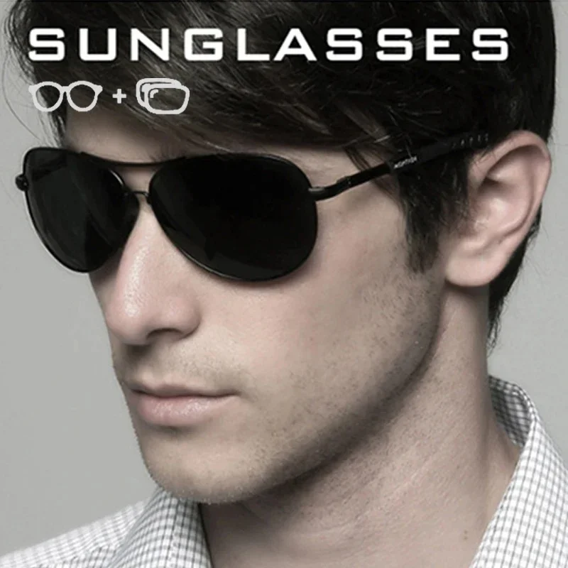 VEITHDIA Brand Custom Fashion Prescription Sunglasses Sport Polarized UV400 Driving Myopia Pilot Glasse For Men Women P30880