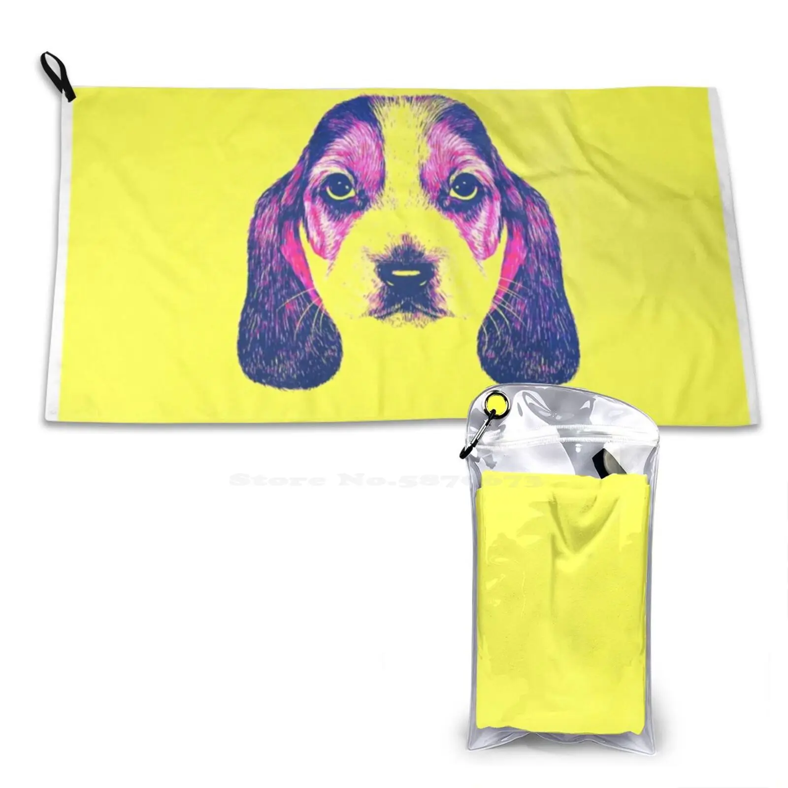 Hund Gym Outdoor Sports Fitness Towel Bath Washcloth Golden Retriever Schwimmbrille Hundeliebhaber Memes Reddit Lustig Sü ?