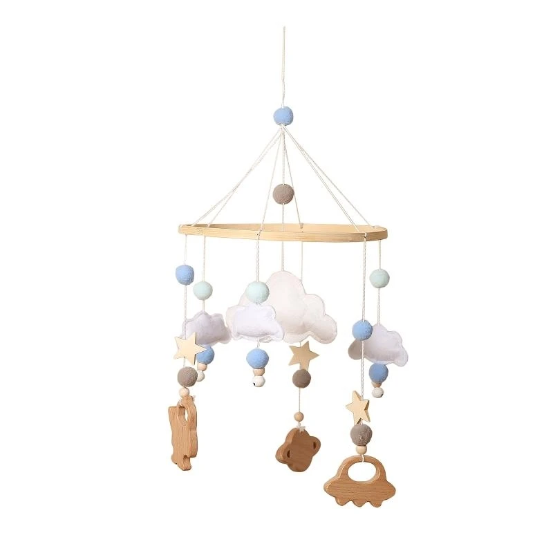 Cũi Động Lục Lạc Xe Đẩy Chuông Gió Đồ Chơi Cho Bé Sơ Sinh Du Lịch Nhẫn Đồ Chơi Xe Đẩy Phòng Trẻ Trang Trí 15UB