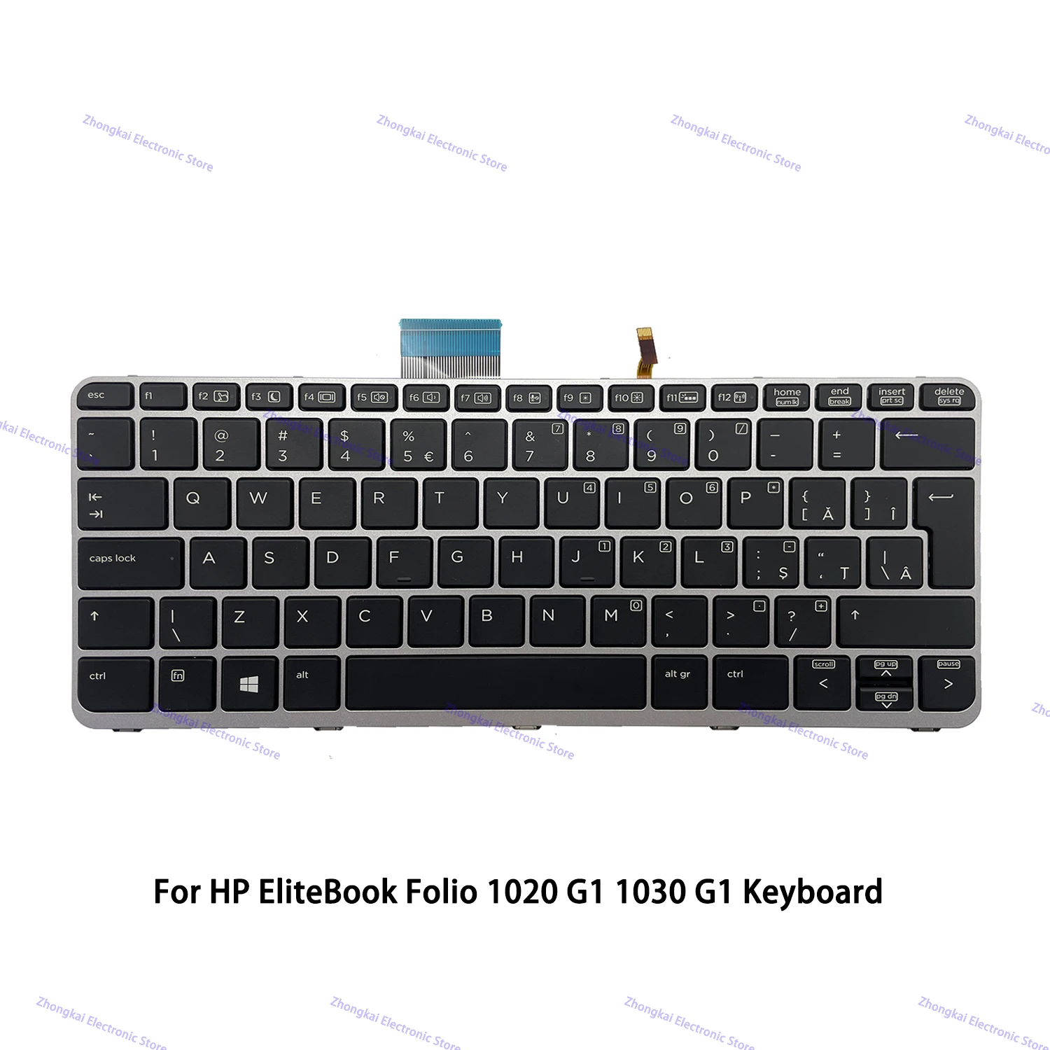 Original For HP EliteBook Folio 1020 G1 1030 G1 Laptop Keyboard With backlight ROM 752962-271