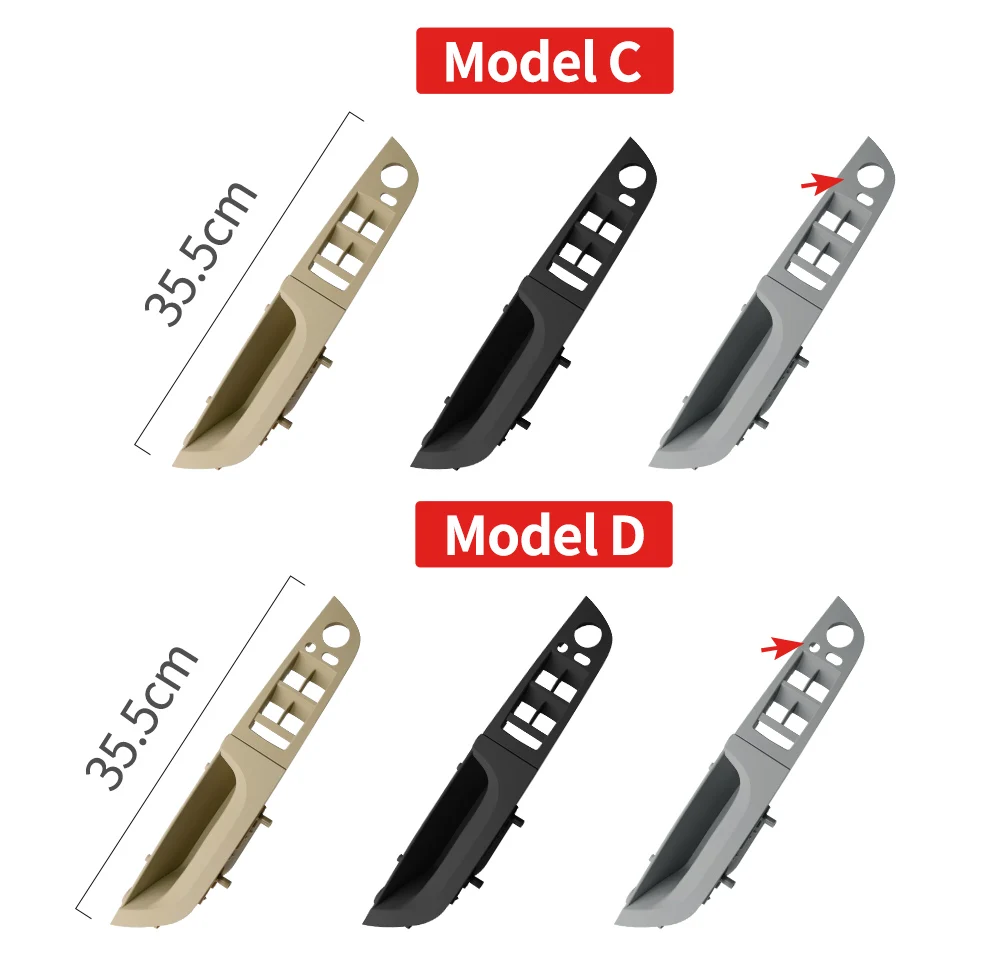 Links Fahrer Türgriff Fenster Schalter Abdeckung Panel Trim Pull Griffe Ersatz Für BMW 3er E90 E91 316 318 320 325 328i – Detail 4