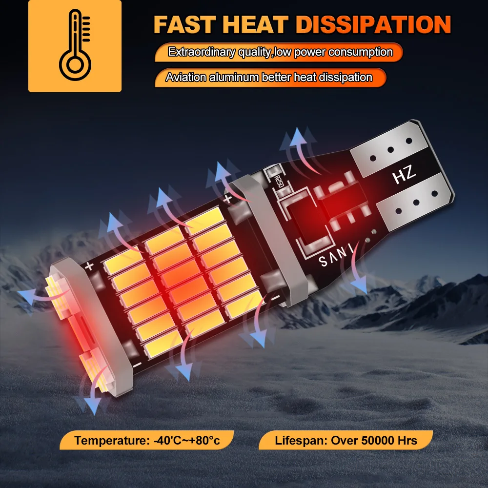 2 قطعة T15 W16W سيارة LED عكس الضوء Canbus لا خطأ صالح لسيارات BMW X5 E53 E70 اكسسوارات 2000-2013 مصباح احتياطية السوبر مشرق