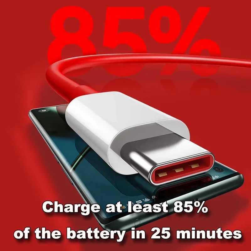 OnePlus 80 Вт Supervooc Warp Charge USB Type C Кабель 100 Вт Быстрая зарядка для 10T Nord CE 4 10 Ace 3 Pro Для Oneplus 13 12 11 Кабель