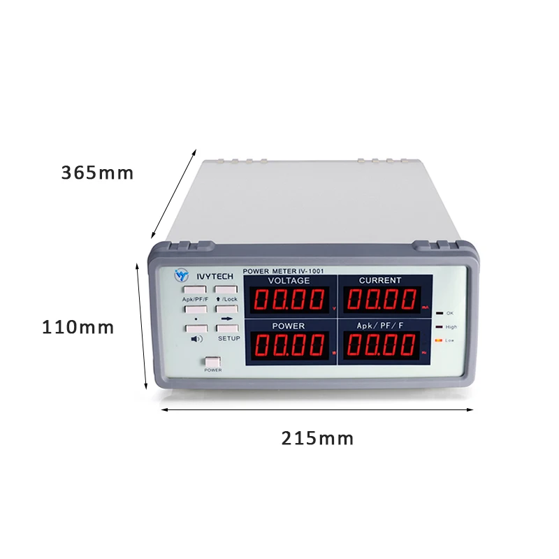 

New Arrival IVYTECH IV1002 300V 10A High Stability Laboratory Testing Bench Electrical Digital Electric Power Meter