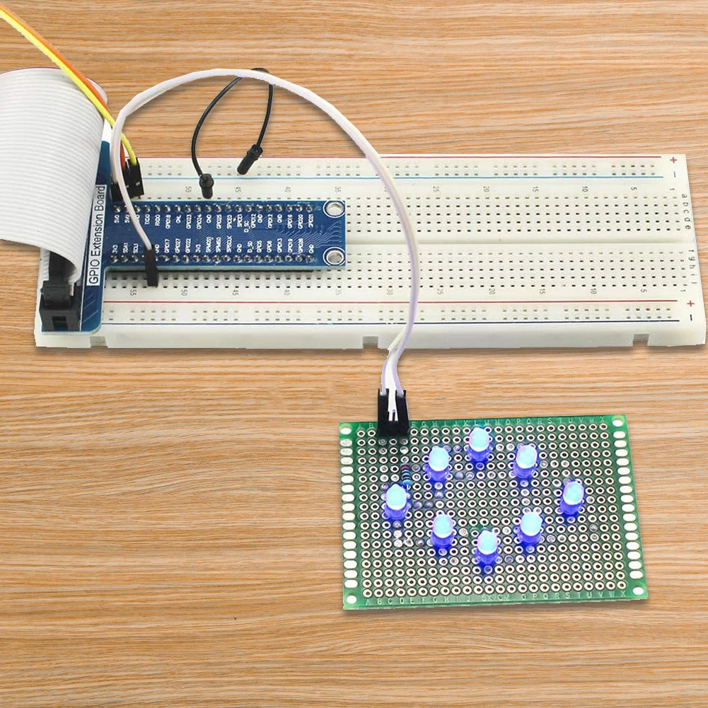 

Улучшенный электронный стартовый набор: макетная плата, соединительные провода, электронные компоненты, набор для творчества, потенциометр для Arduino/Raspberry Pi