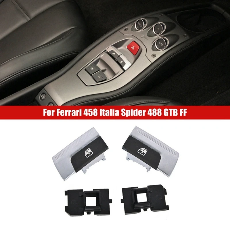 Car Power Window Switch Button For Ferrari 458 488 FF