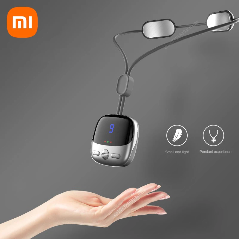 Xiaomi MIJIA-Protector de cuello colgante inteligente, masajeador de columna Cervical portátil, Mini pulso, masaje de hombro, compresa caliente, enfermera