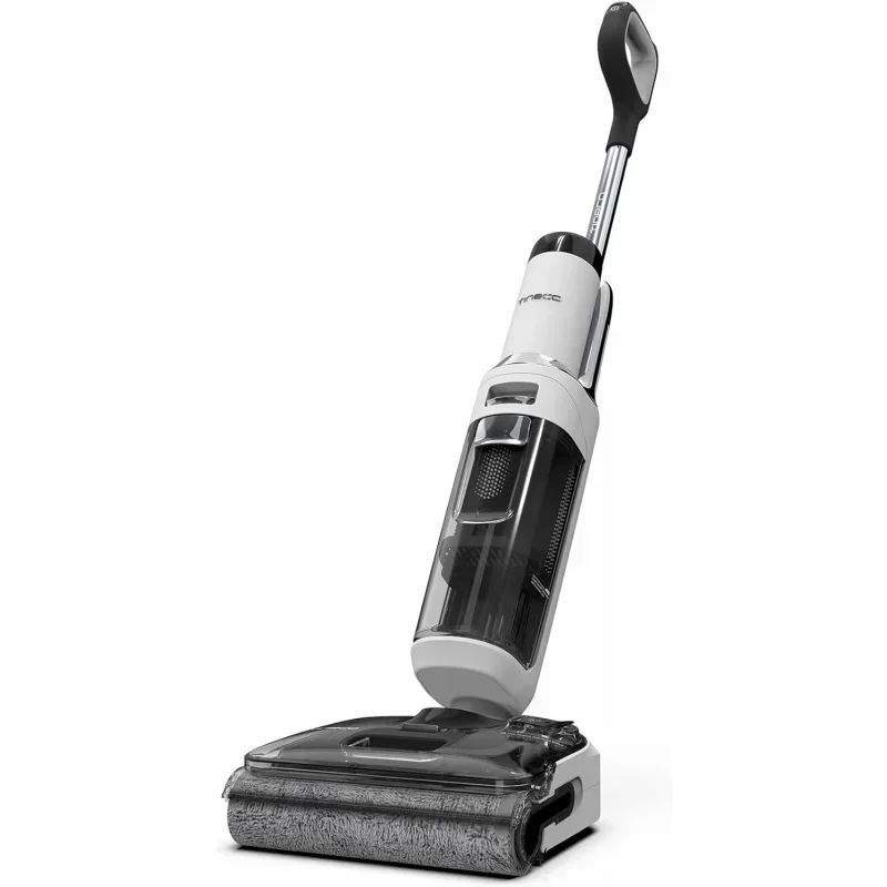 

D2BTTinecoe Floor ONE STRETCH S6 Cordless Wet Dry Vacuum Cleaner,180 ° Lay-flat Smart Vacuum Mop,5.1 inch Compact Design,158 ℉