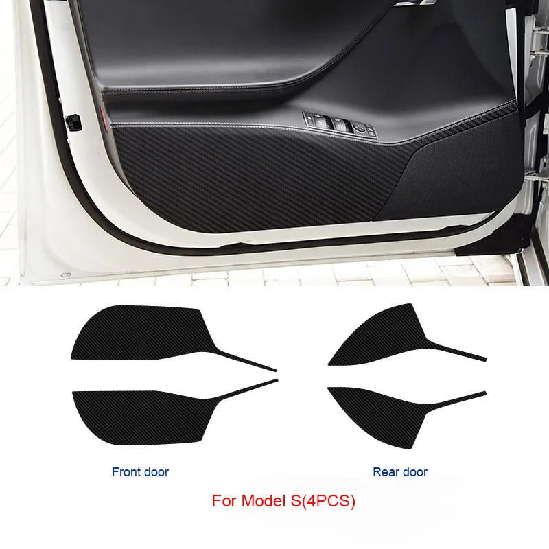 Car Door Anti-Kick Pad For Tesla Model 3 /S/X Car Door Protection Film Sticker Interior Modified Accessories Decoration