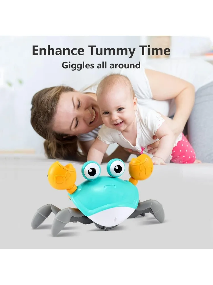 Control Future Crawling Crab Baby Toy - Infant Tummy Time Toys