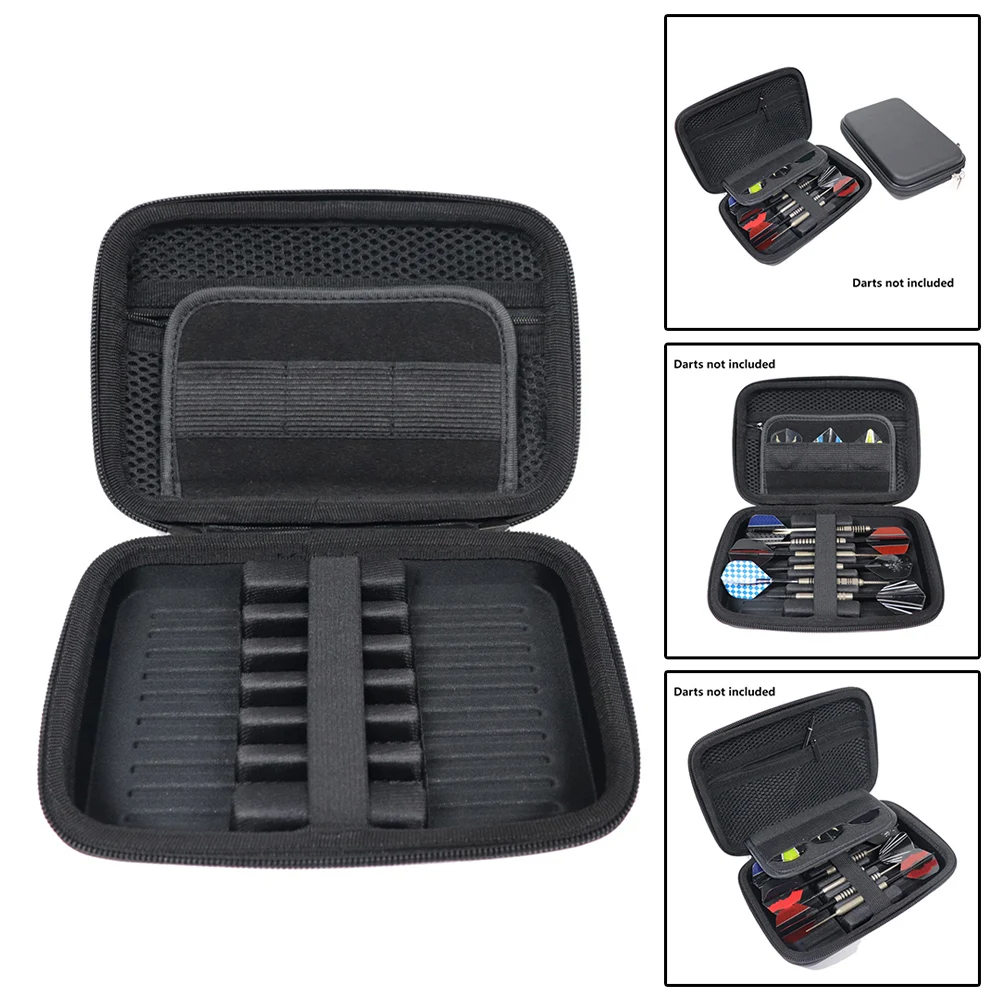 1pcs EVA Darts Case Organizer Travel Storage Bag With Inner Support Base For Steel Tip Soft Tip Professional 6 Darts Storage Bag