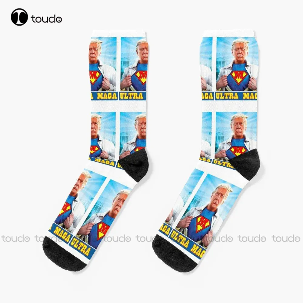 Ultra Maga Super Ultra Maga Socks Soccer Socks Women Personalized Custom Unisex Adult Teen Youth Socks Custom Gift New Popular