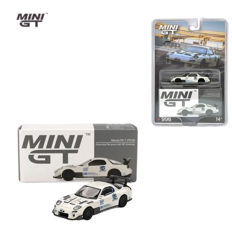 

MINI GT 1:64 Mazda RX-7 FD3S Cast Alloy Car Model, A Gift Toy for Friends, An Adult Collection Decoration Piece.