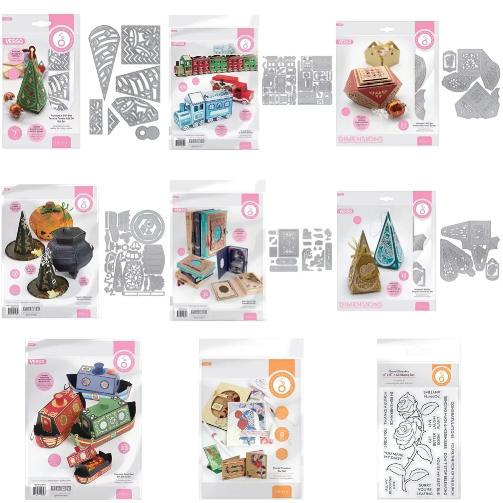 

Подарочная коробка Pandoras, металлические штампы для DIY, скрапбукинг, ремесла, трафареты для вырезания, шаблон для фотоальбома ручной работы