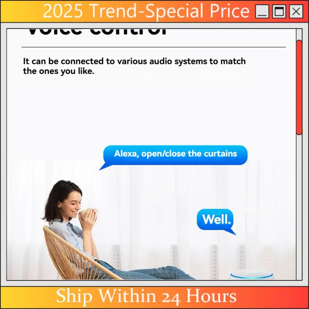 

Новый умный мотор для штор, автоматические датчики температуры и света для открывания штор для домашней автоматизации