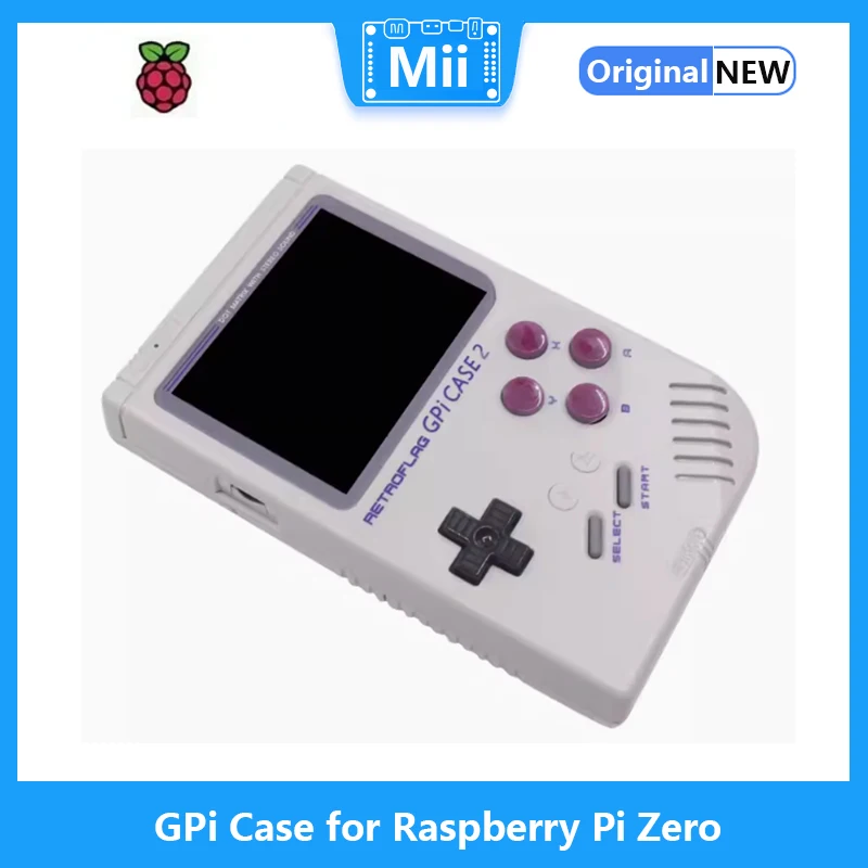 حالة Retroflag-GPi 2 للتوت Pi صفر ، ارفع مستوى Pi صفر إلى وحدة تحكم محمولة مستوحاة من Gameboy تعمل بكامل طاقتها